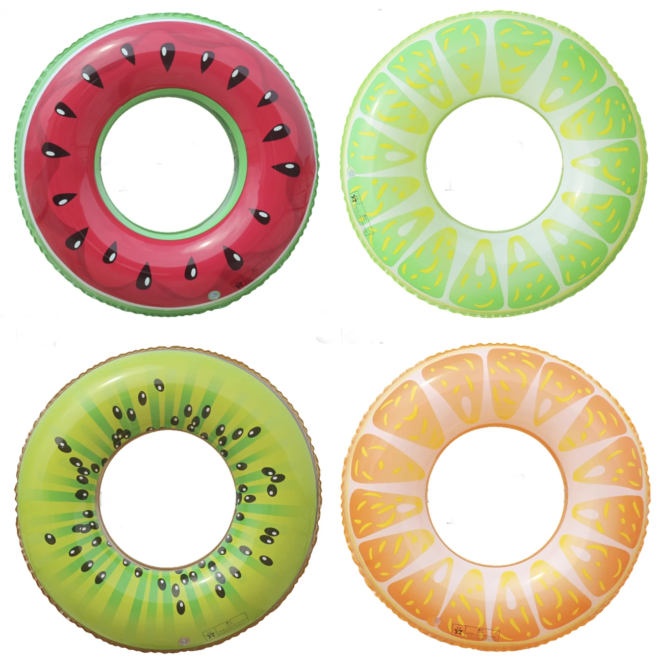 1 Stück Wassermelonen-Schwimmring, aufblasbarer PVC-Pool-Schwimmreifen, Sommer-Frucht-Schwimmring für Outdoor-Sportarten, Strand- und Poolpartys