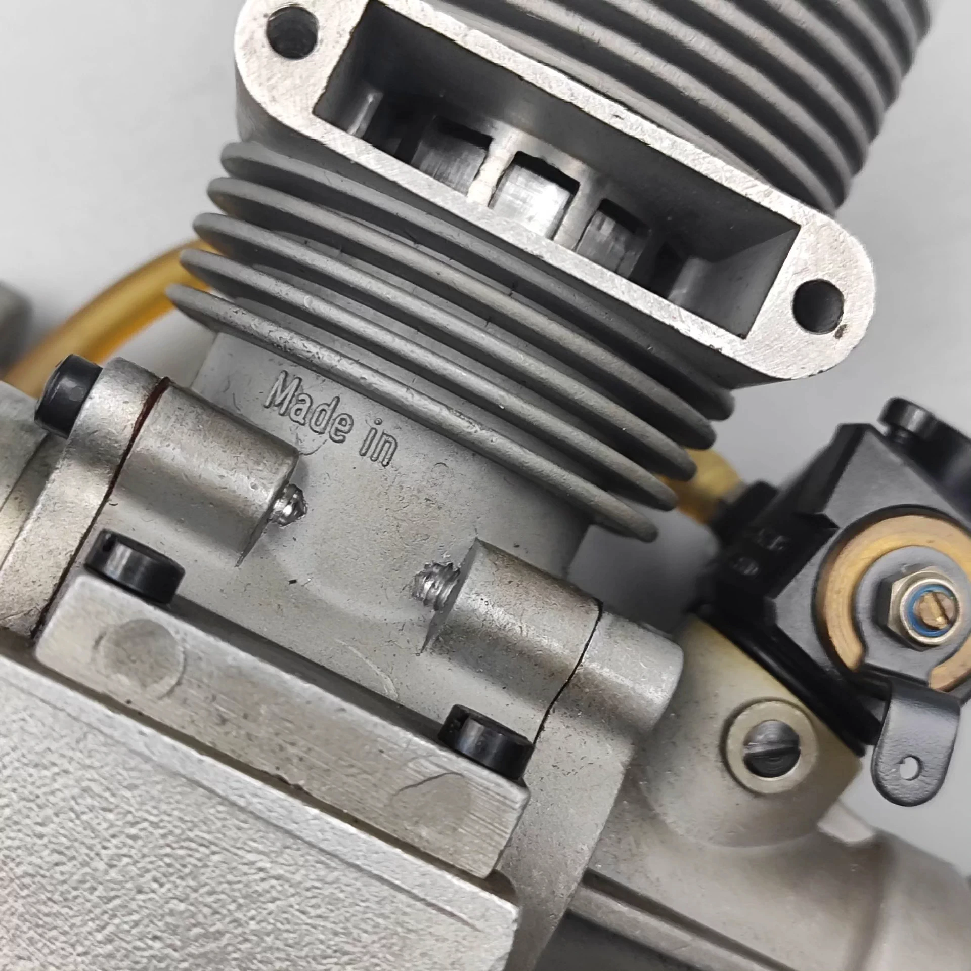 Modelo de aeronave motor hb 61 metal metanol modelo aeronave motor redução cinto modelo brinquedo