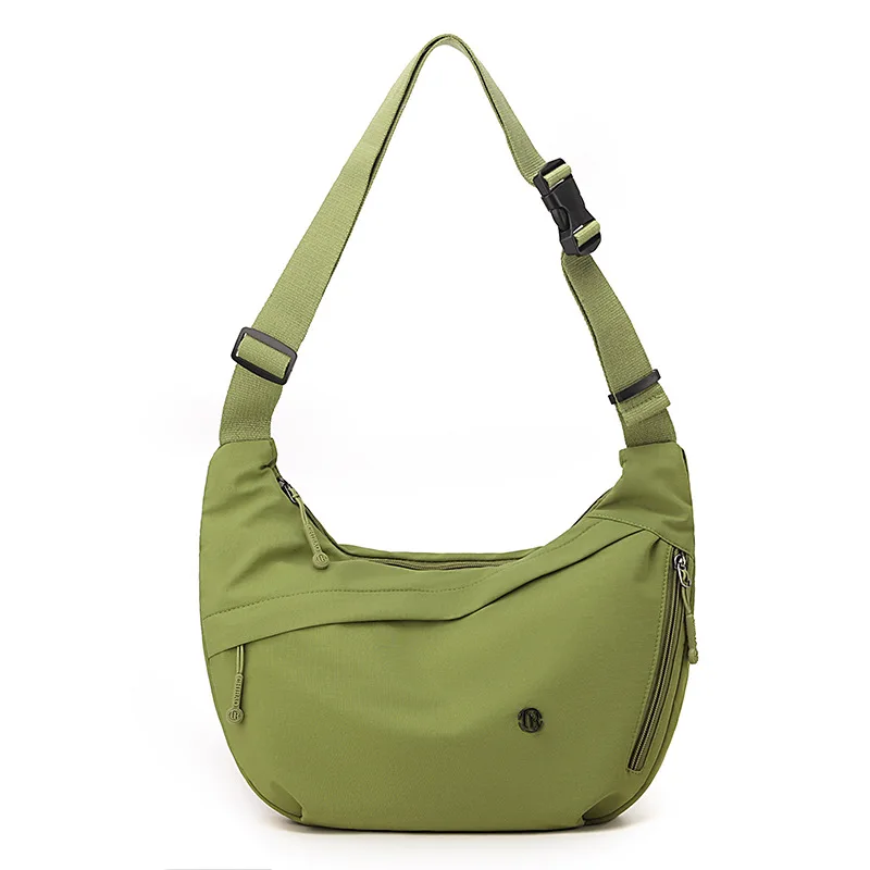 

New Women's Dumpling Shoulder Bag Fashion Ultra Light Casual Nylon Fabric Crossbody Bag Girls' Commute To Work Crescent Bag
