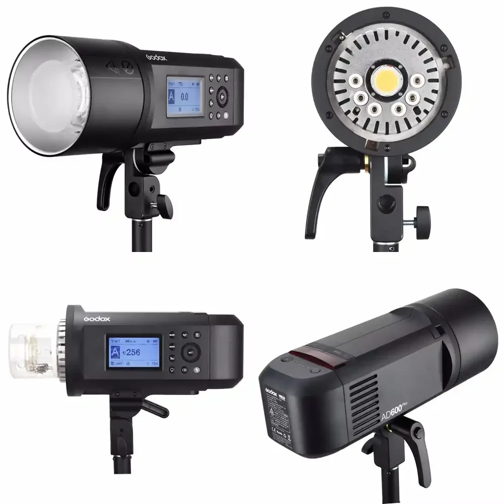 

AD600 PRO 2.4G TTL Outdoor Flash with Large 38W LED Modeling Lamp