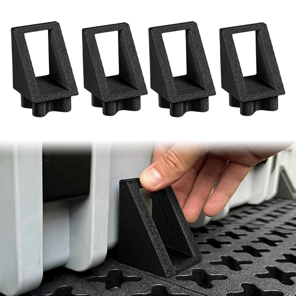 

4/8pcs Truck Black Blocker For Truck Bed Cargo System For Cargo Management System Truck Parts Accessories
