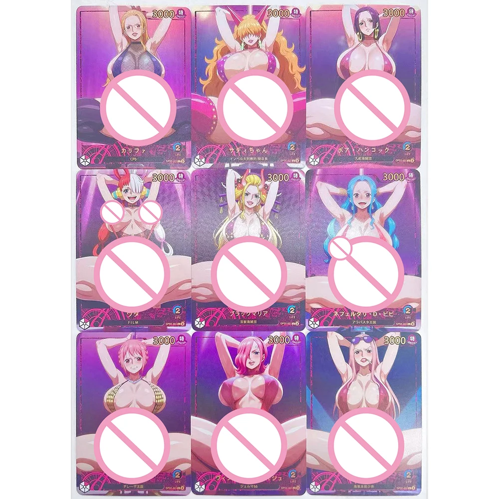 Anime One Piece DIY ACG Advanced Sparkling Collectible Card Christmas Birthday Gift Nico Robin Nami Boa Hancock Perona Otohime