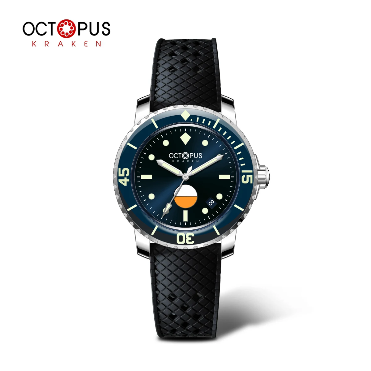 

Octopus Kraken 40mm Dive Watch Automatic Movement 300M Waterproof 316L Stainless Steel Sapphire Crystal Luminous Watches