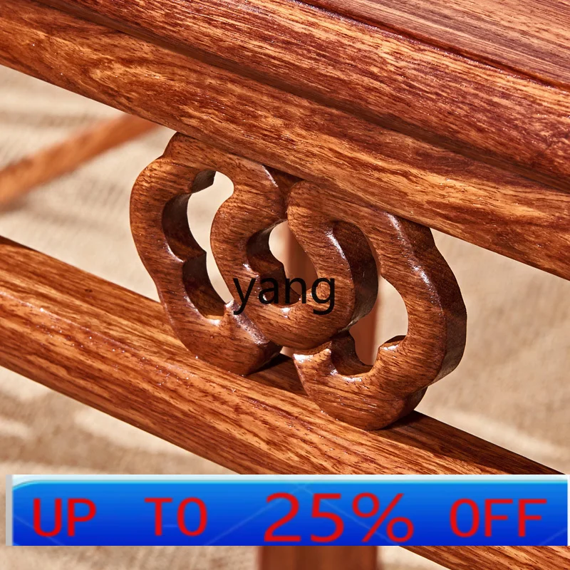 

CX Chinese mahogany retractable round dining table and chairs all solid wood rectangular dining room rosewood furniture