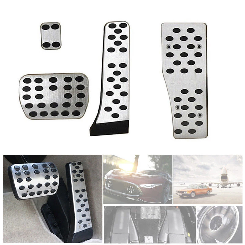 Alloy Pedal Covers Fit For Mercedes Benz A E C S GLK CLK SL W203 W204 W212