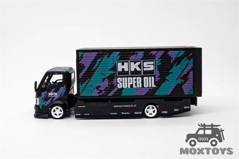 Micro Turbo 1:64 HKS Livery Custom Tow Truck Diecast Model Car