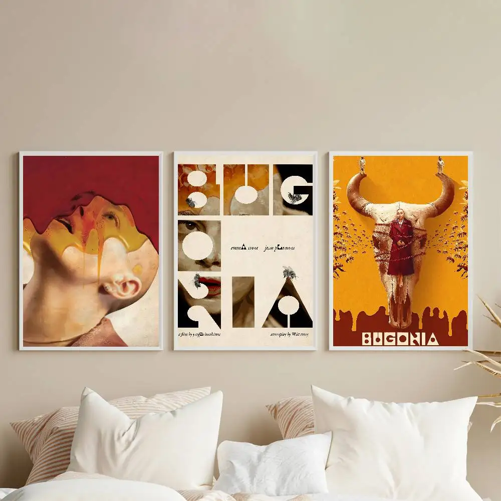 الخيال العلمي فيلم Bugonia ملصق معرض يطبع ذاتية اللصق ديكور المنزل الديكور صور مطبوعة للحوائط غرفة المعيشة ملصق