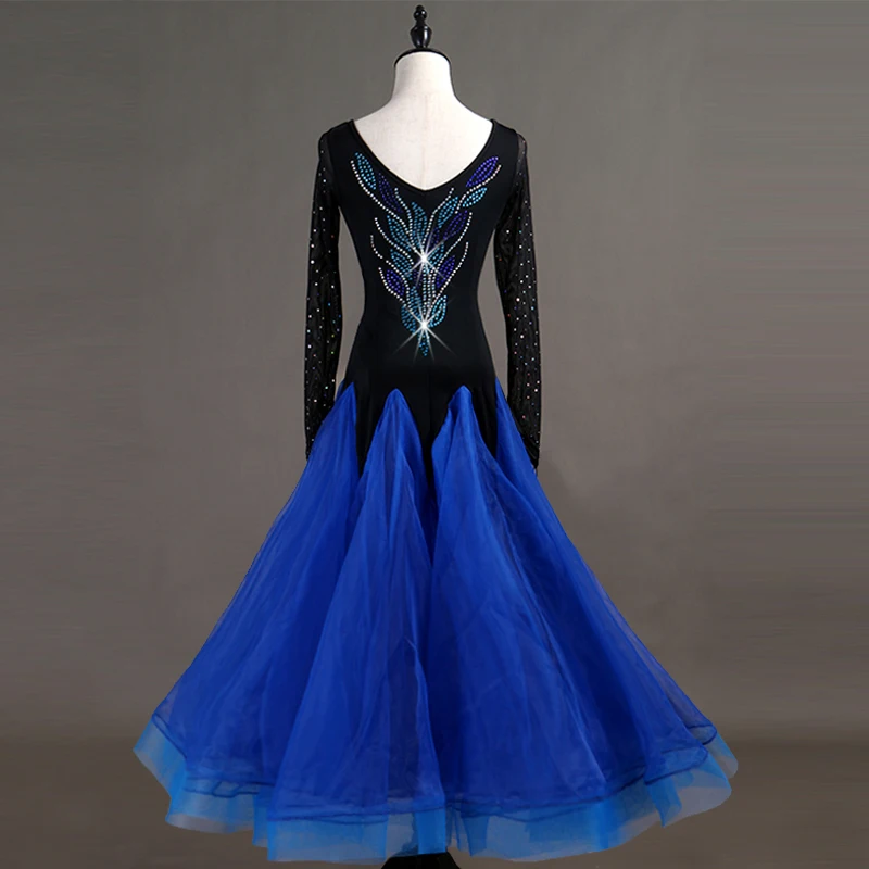 Standard Waltz Ballroom Dancing Dress Women New High Quality Long Sleeve Tango Ballroom Competition Dance Dresses