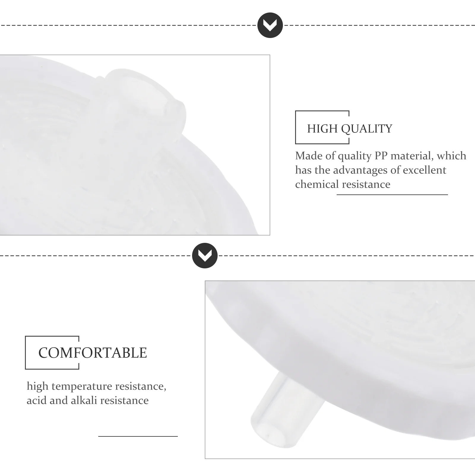 

100Pcs PP Syringe Filter Durable Membrane High Temperature Resistant Disposable Filtration Device for Chemical