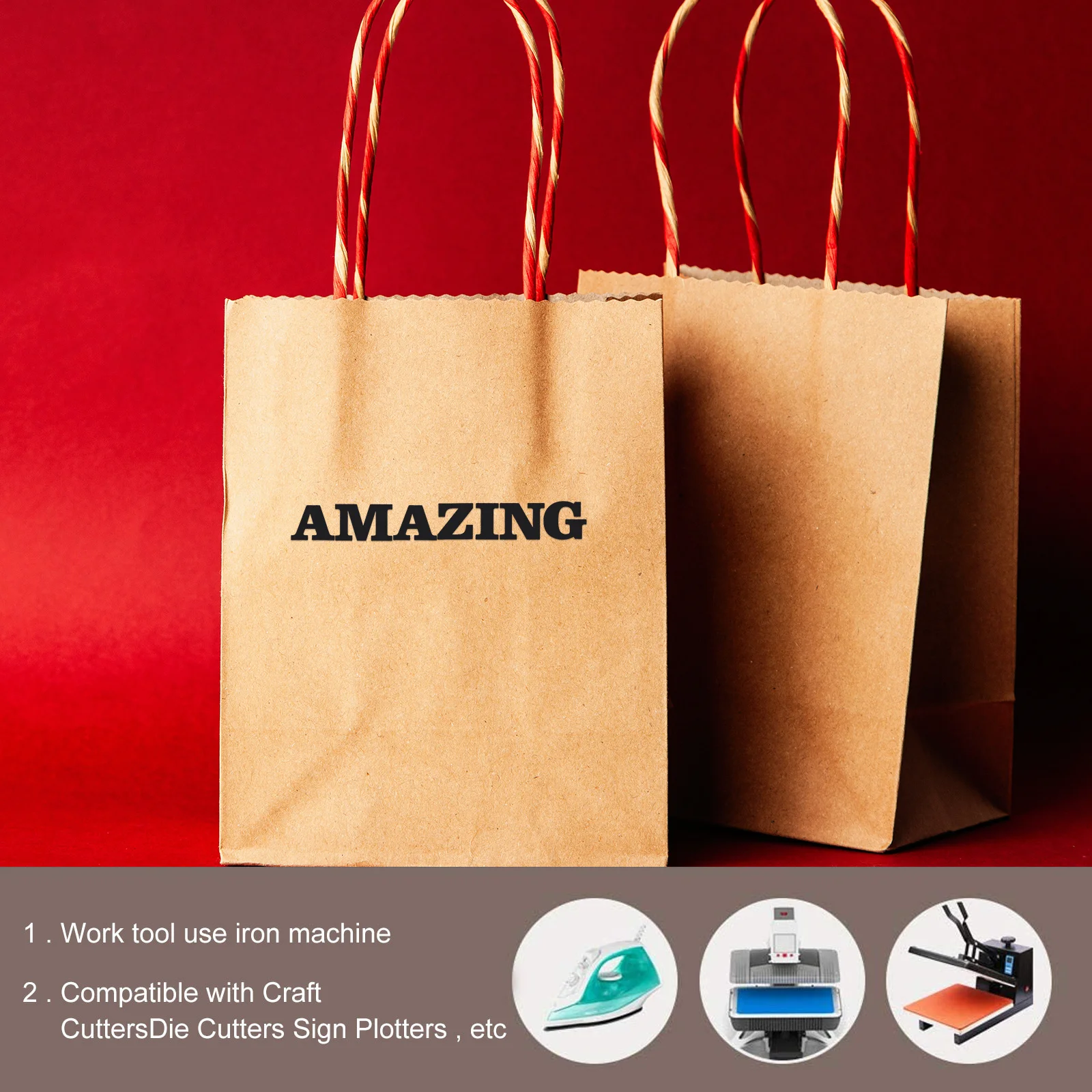 

5Pcs Letter Patches Heat Transfer Decor for Clothing Iron on Fabric DIY Embellishment Sewing Repair Patch Decals