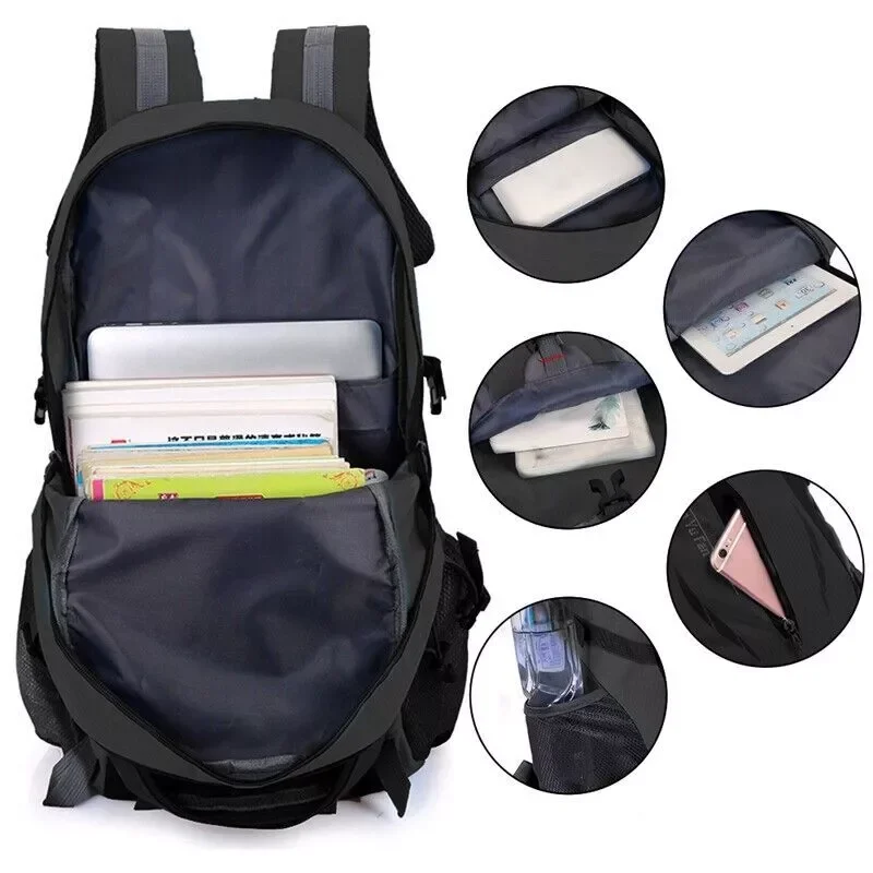 Men Women Travel Outdoor Backpack Rucksack Camping Laptop Hiking School Book Bag