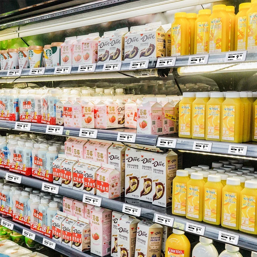 7 pcs e ink digital label 2.4GHz Electronic Wireless Price Labeling System Esl Digital Price E Tags POE Demo Kit