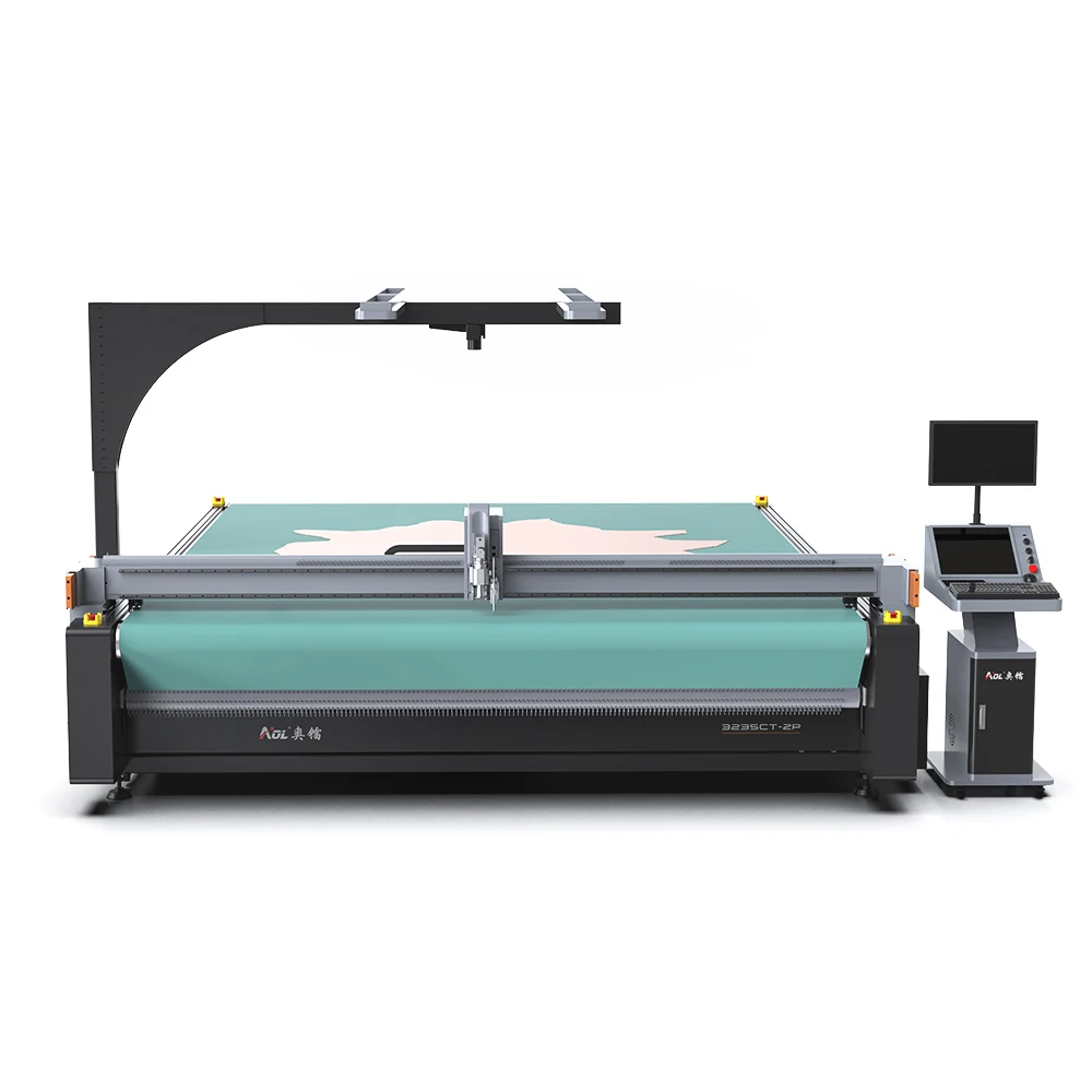 Macchina da taglio CNC con coltello digitale diretto in fabbrica per la produzione di scarpe, valigia, tessuto in pelle, indumento con precisione ad alta velocità