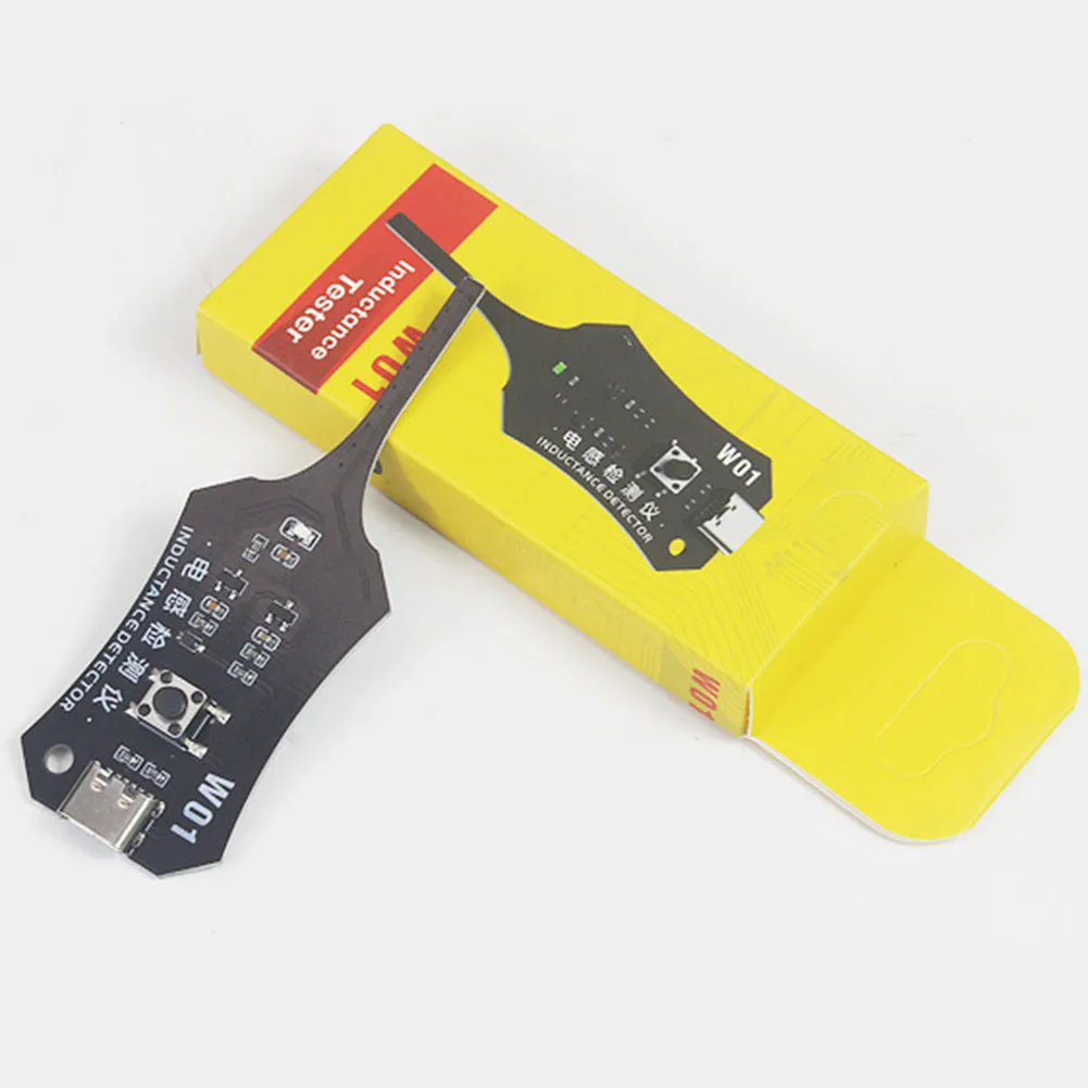 Handheld Inductance Tester for Electronics Repair for Type C Powered Compact 75x27mm ABS Body for Onsite Diagnostics