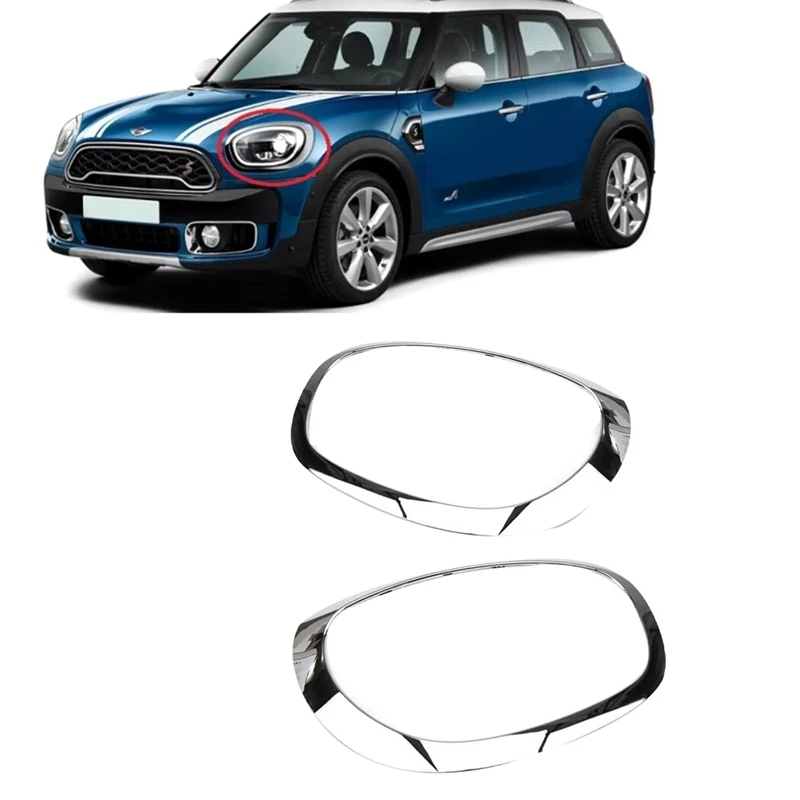 

Headlight Lamp Cover Trim 51137388117 51137388118 Front Headlight Trim Ring For MINI Cooper Countryman F60 2017-2021