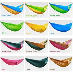 230*90cm Hammock Camping Survival Hammock Parachute Hammocks Outdoor Or Indoor Tourism Camping Hunting Leisure