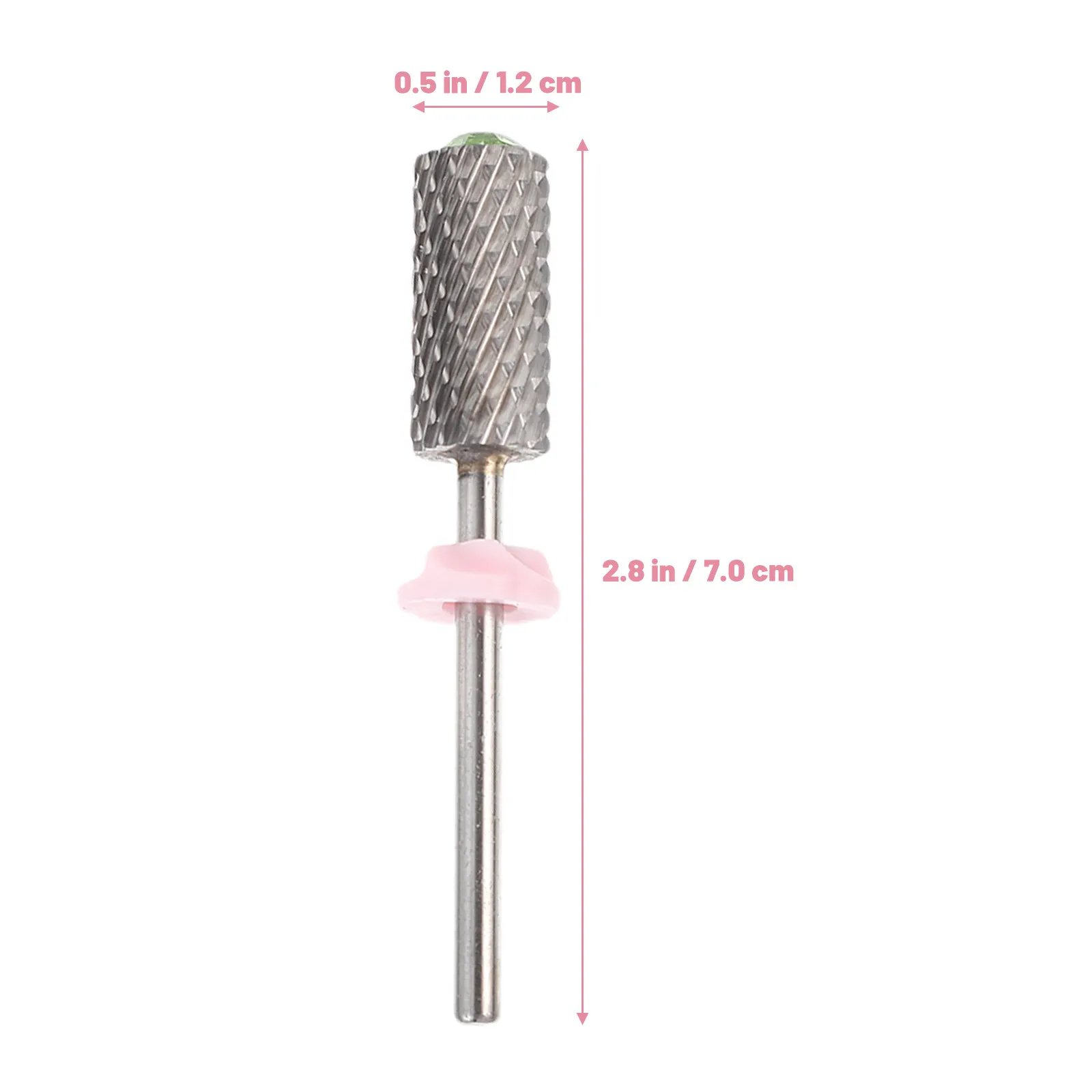 High Performance Nail Drill Bit for Acrylic Nails Manicure Cuticle Cleaner Grinding Polishing Bit Long Service Life Easy Install
