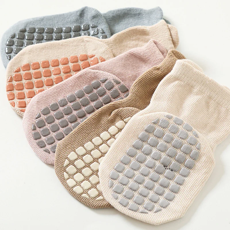 3/5 Paar rutschfeste Bodensocken mit bezauberndem Tiermuster für Babys, atmungsaktive Freizeitsocken für Jungen und Mädchen, Kinder-Indoor-Aktivitäten – Detail 3