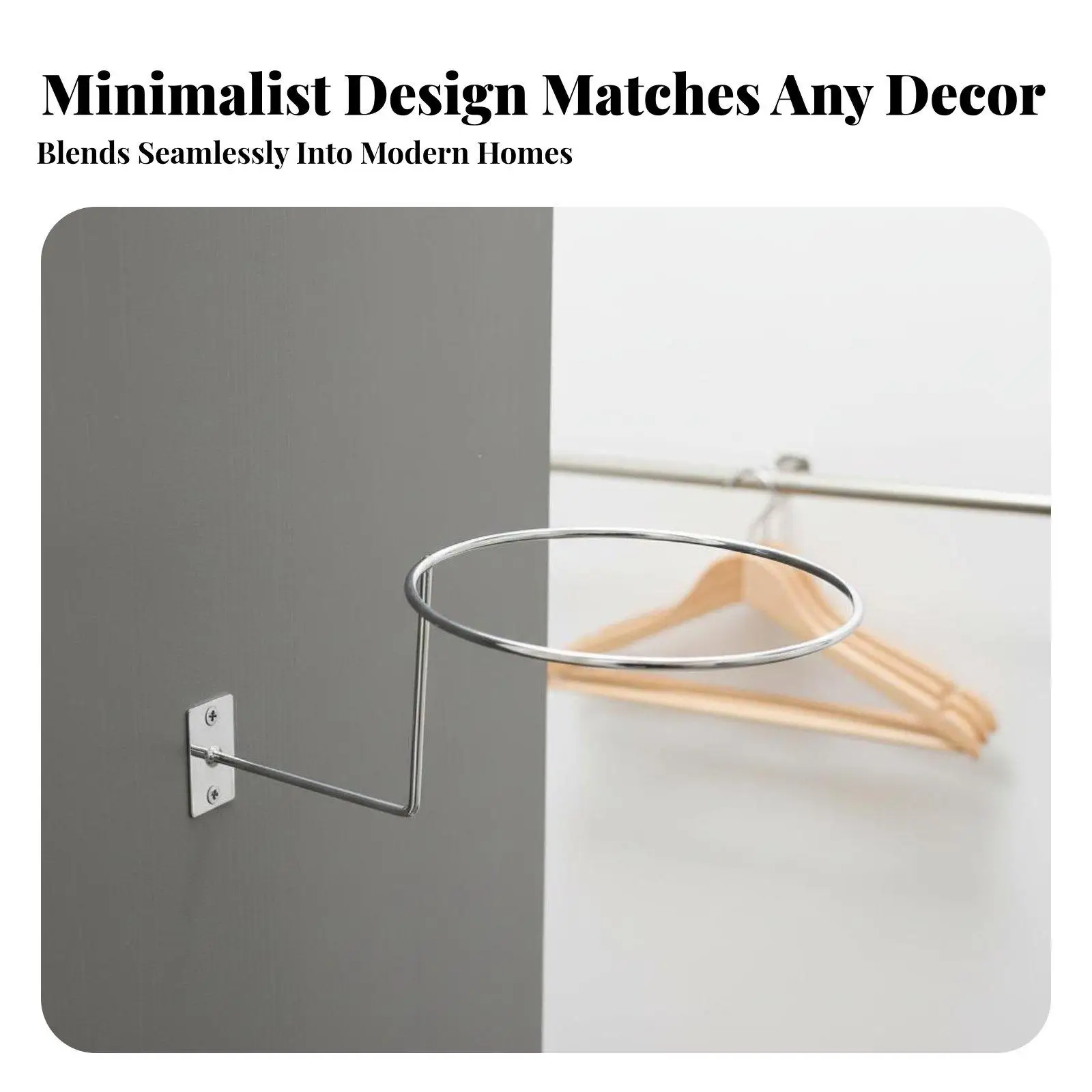 Wall-Mounted Hat Rack Space Saving Wall Mounted Hat Rack Heavy Duty for Entryway
