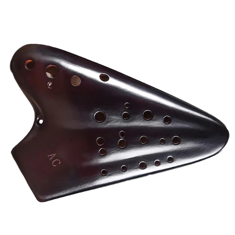 

Triple Ceramic Ocarina 12 Holes Alto C Key AC Retro Smoked Ocarinas Music Flute Professional Music Instruments Beginner Gifts