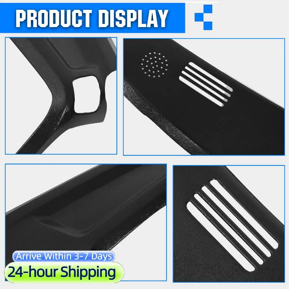 For Dodge RAM 1500 2500 3500 2002-2005 Auto Interior Console Lid Wear Resist Anti Slip Dashboard Cover Replacement Accessories