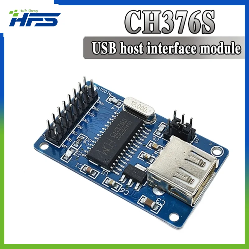 

official CH376 CH376S U Disk Read Write Module Supports USB Control Transfer 12MHz