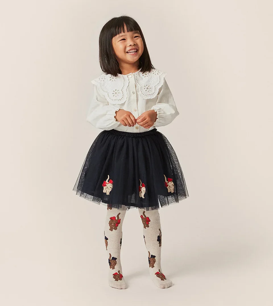 

2024 KS Baby Girls Star Sequins Dress Kids Clothes Girls Mesh Princess Dresses Children Casual Skirts Christmas Party Vestidos