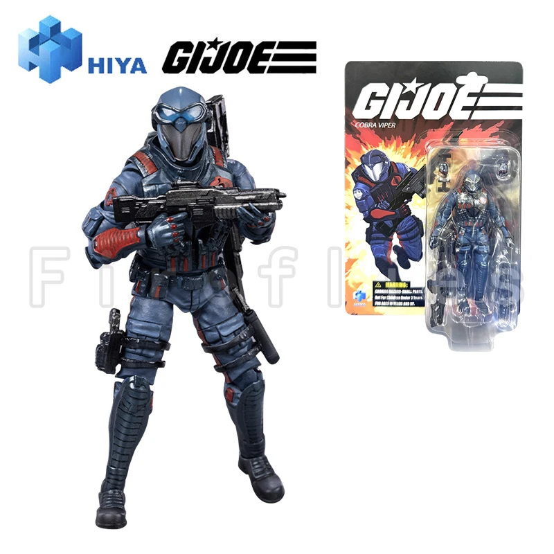 1/18 HIYA 4-calowa figurka akcji Wykwintna seria mini G.I.Joe Cobra Viper Anime Model Toy