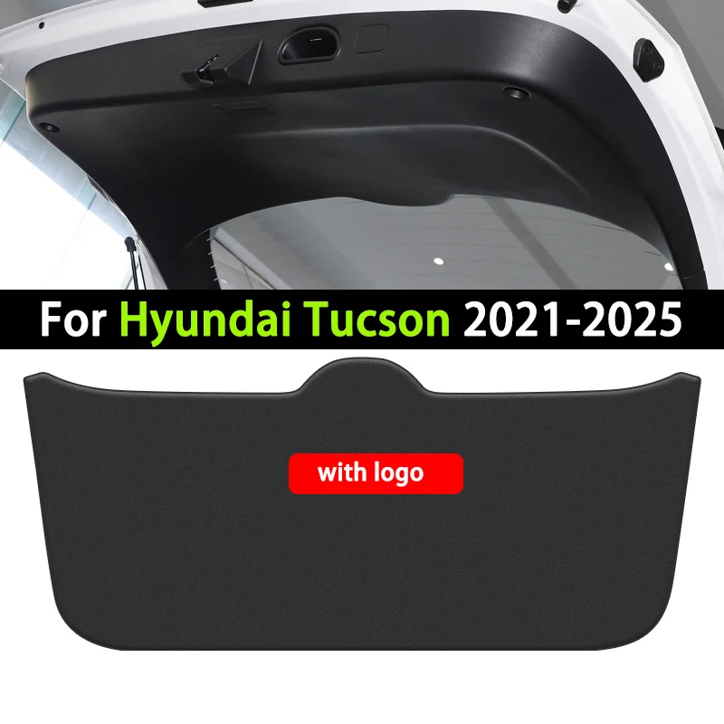 

Car Rear Trunk Tailgate Anti-kick Protective Mat Leather Decoration Pad For Hyundai Tucson 2021 2022 2023 2024 2025 Accessories