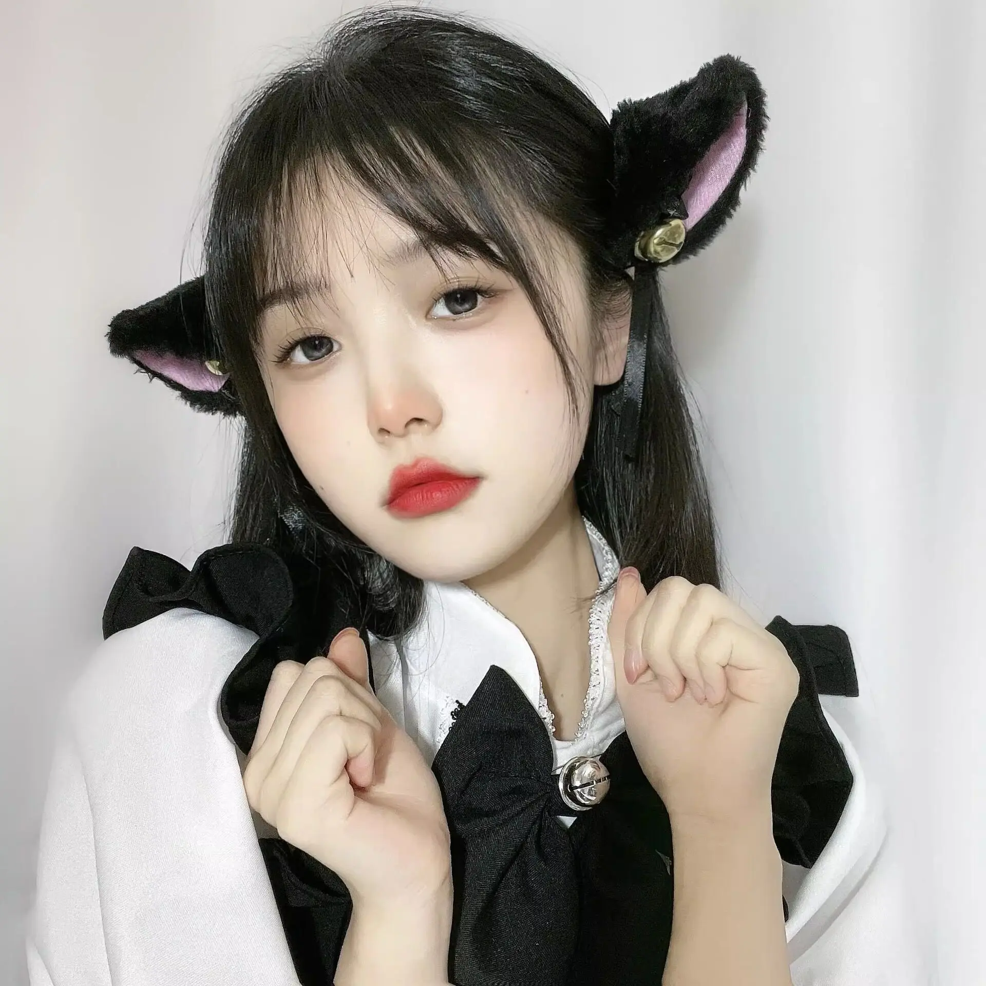 Anime Katze Ohr Haarspange Cosplay Lolita Kawaii Kätzchen Kopfschmuck Niedlichen Cartoon Tier Kopfbedeckungen Halloween Party Kostüme Zubehör – Detail 2