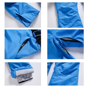 سروال تزلج دافئ مقاوم للماء مقاوم للرياح للرجال والنساء ، سروال التزلج على الجليد القابل للتنفس ، مرايل الثلج ، الشتاء ، جديد أفضل 10 ملابس ثلجية رخيصة مبيعا - رقم 10