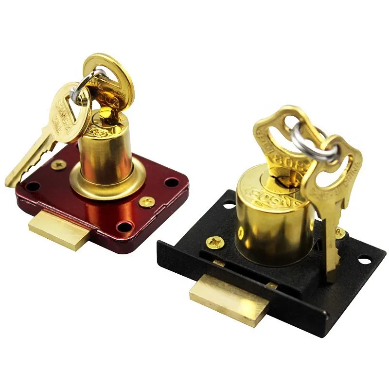 With Keys Cams Lock Door Cabinet Mailbox Drawer Counter Wardrobe Lock Desk Metal Security Furniture Cam Locks 2 Colors