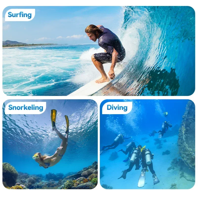 Водонепроницаемый чехол TELESIN 45 м для Insta360 Ace pro, аксессуары для подводной съемки, защитный чехол, аксессуары для экшн-камеры