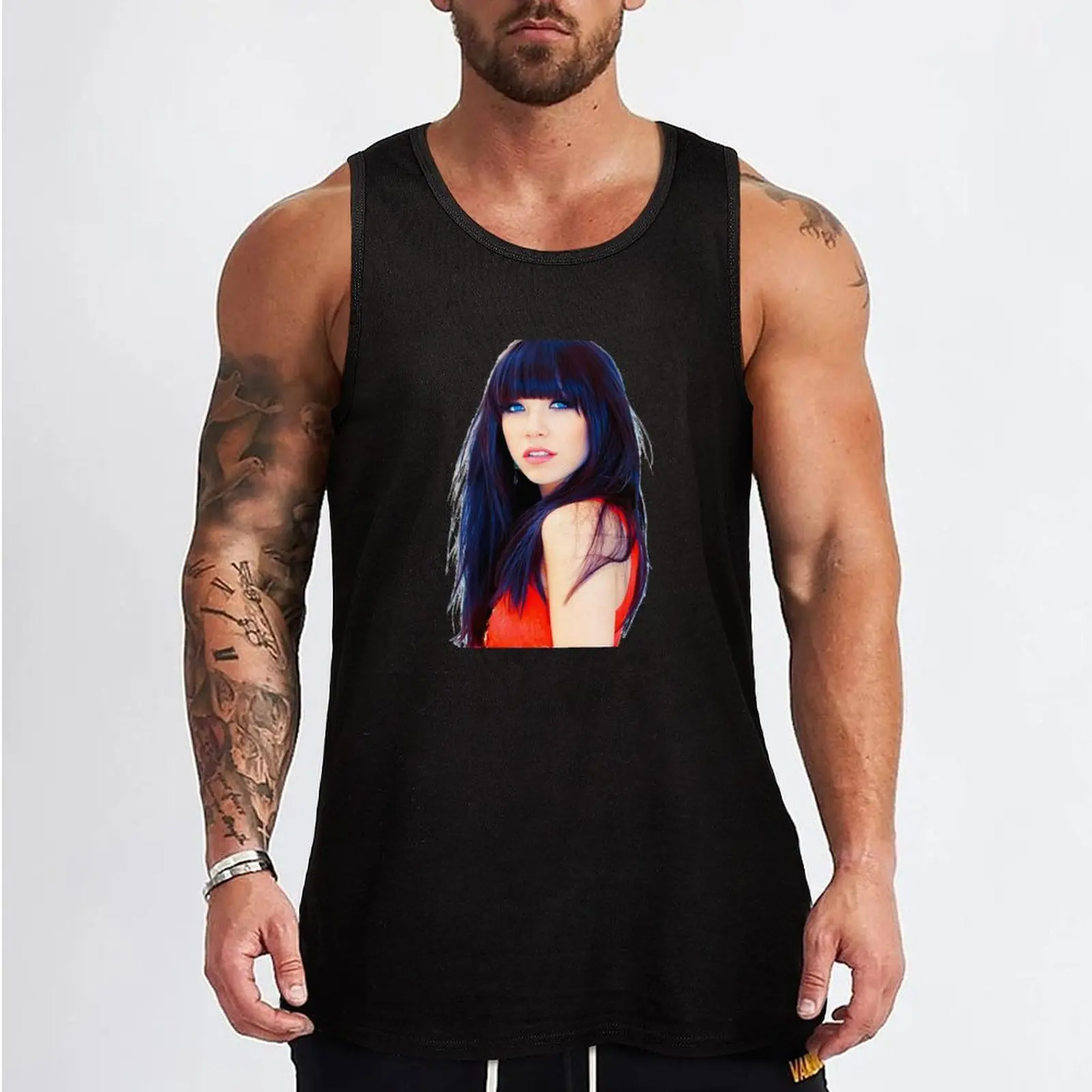 Carly Rae Jepsen Tank Top Men's clothes luxury style bodybuilding men clothes T-shirt man gym clothing men