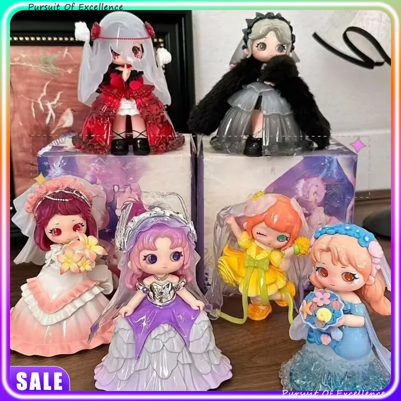 

Hot Selle Ziyuli My Wedding Series Виниловая кукла Слепая коробка Caixa Caja Kawaii Кукла Аниме Персонаж Игрушка Настольный орнамент Модные подарки