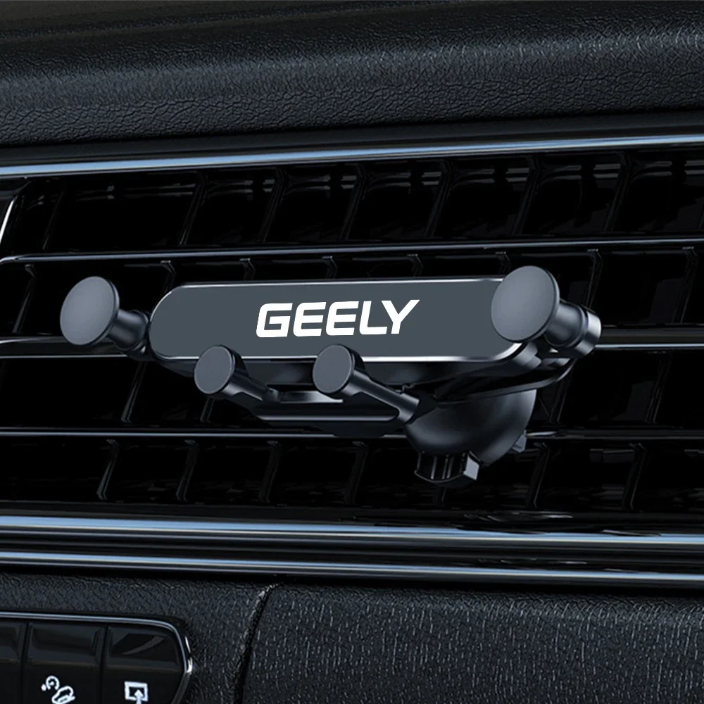 For Geely Geometry C Emgrand ec7 Tugella Coolray gx3 gc6 x7 Gravity Car Phone Holder Air Vent Clip Mount Mobile Cell Phone Stand