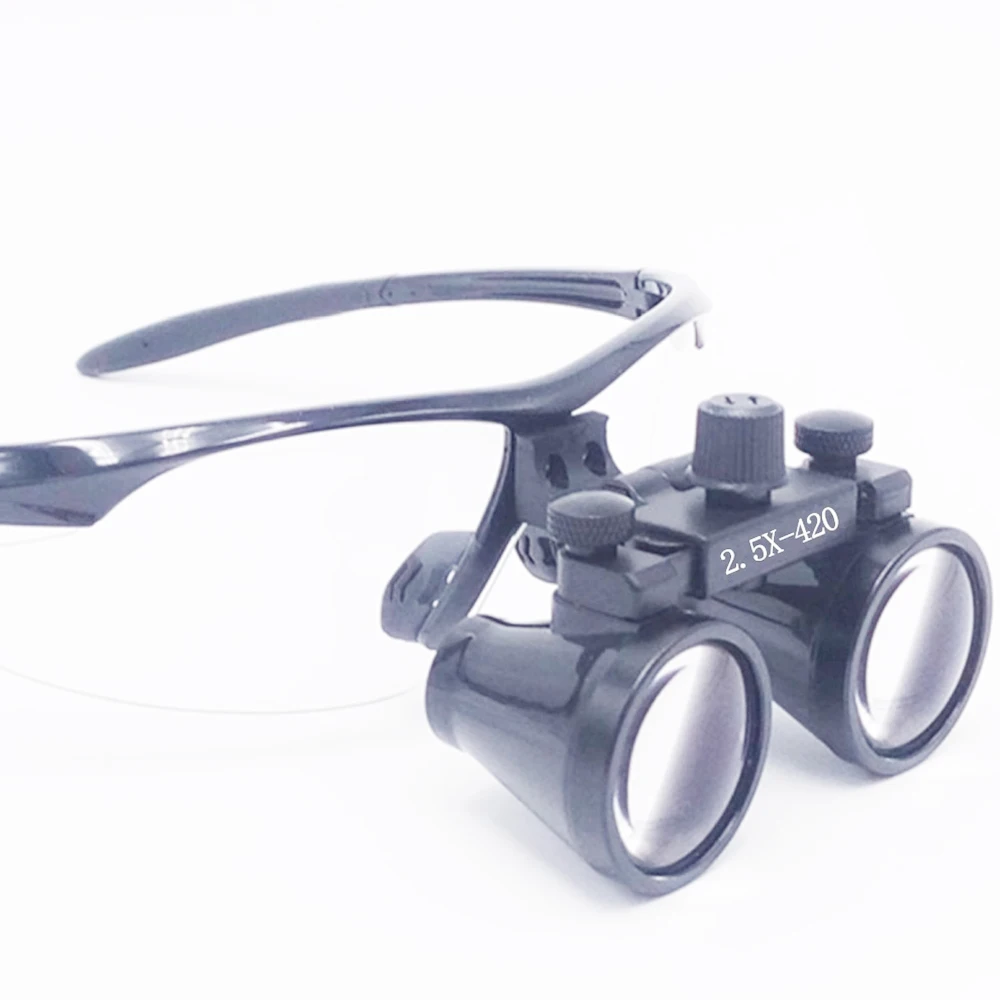 Dental Loupes 3.5x/2.5x Goggles Lab Medical Magnifier Dentists Surgical Optical Lens Magnifying Glass Headlight Headlamp 5W 3W