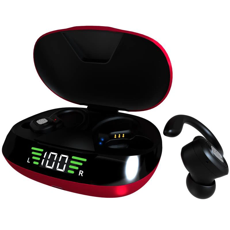 New SP16 Ear Hook Wireless Earphones Bluetooth 5.3 Stereo Bass Sports Fitness Daily Use