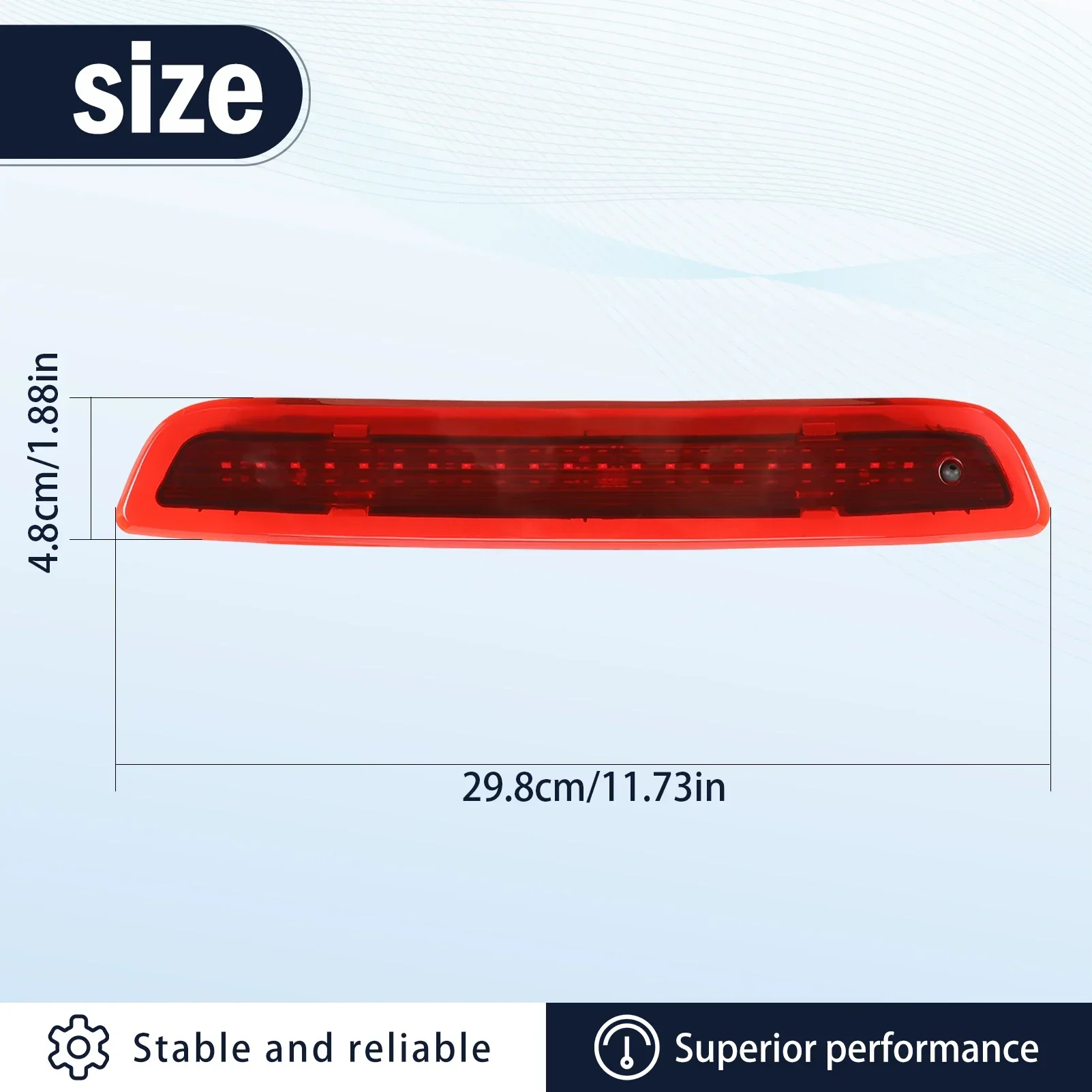 مصباح LED للفرامل الخلفية عالية المستوى لسيارة 2014-2022 Citroen C1 Peugeot 108 Toyota Aygo CHMSL B000878980B00