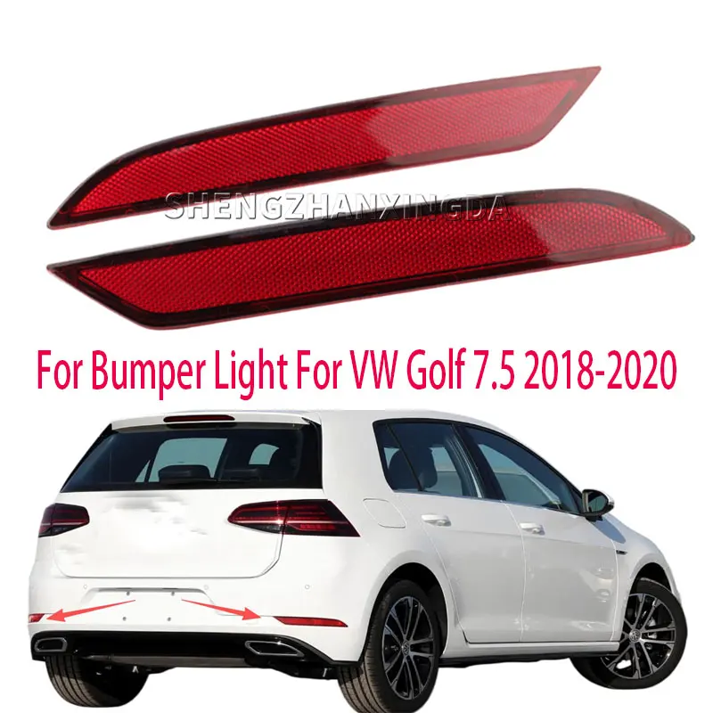Image of Stoßstangenleuchte für VW Golf 7.5 2017 2018 2019 2020 Auto Heckstoßstangen-Reflektorleuchte 5GG945105B/5GG945106B