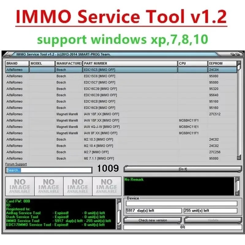 ​ Newest Car Repair Software IMMO SERVICE TOOL V1.2 immo off Virgin eeprom IMMO KEY PIN CODE CALCULATOR BSI VDO DASHBOARD 2017