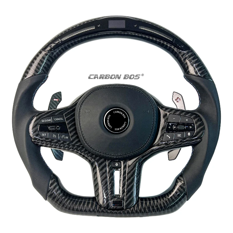 

Customized for BMWs G20 G28 G29 G32 G38 G18 G12 G11 G05 G01 G01 G02 G30 G80 G81 G82 M3 M4 M5 M6 True Carbon Fiber Steering Wheel
