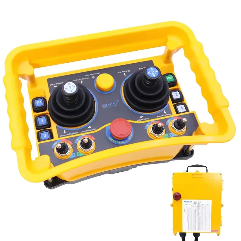 ECD-Q5000A Custom Wireless Hydraulic Joystick Controller Industrial Truck Tower Crane Radio Remote Control Equipment
