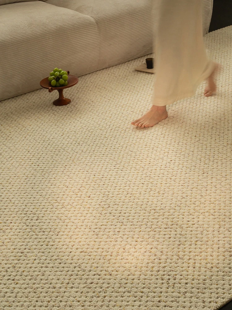 Modern Cream Style Wool Carpet - Home Decor Center 评论和价格