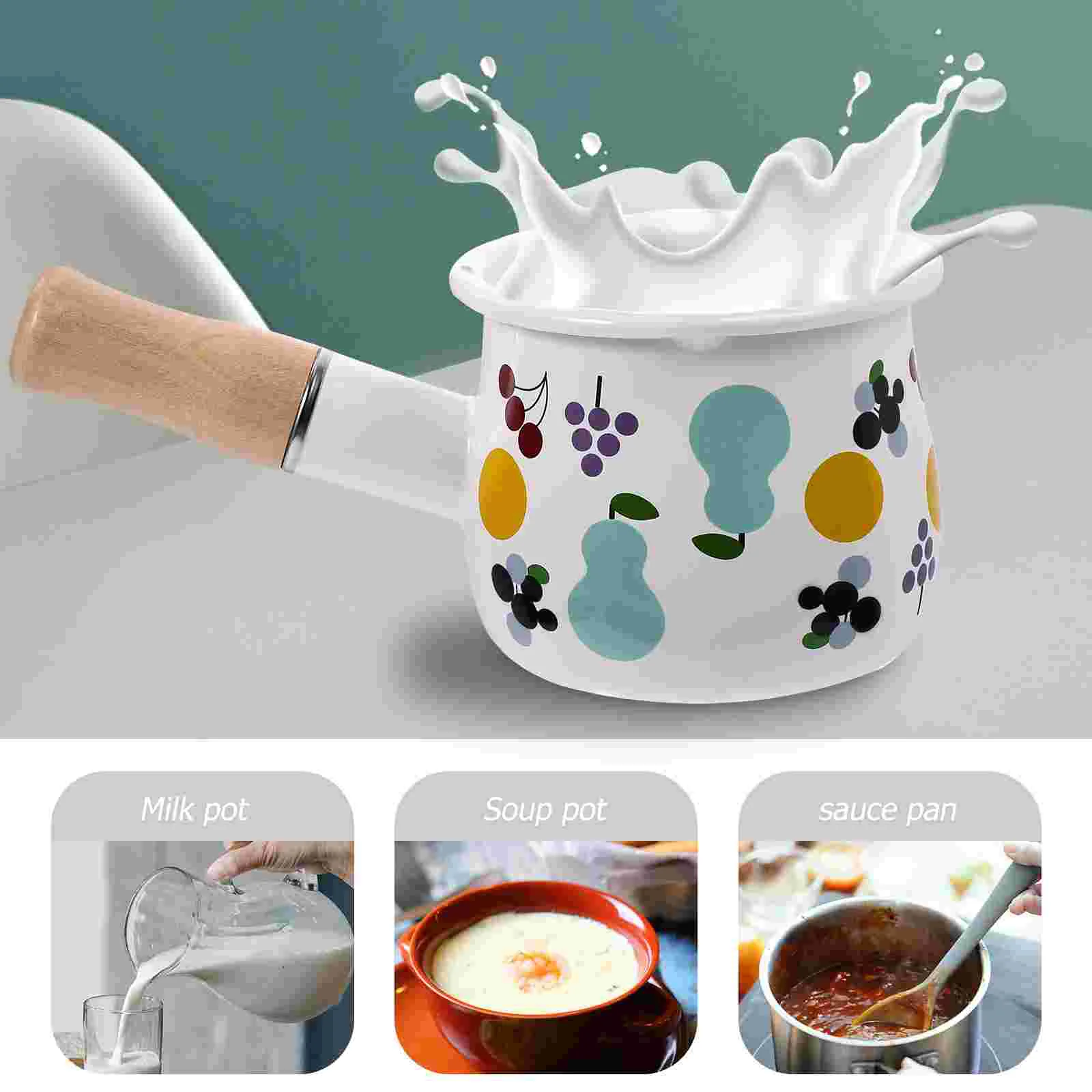 Enamel Boiling Baby Assist Food Cheese Warmer Small Heater Infant Assisted Pan Japanese Candy