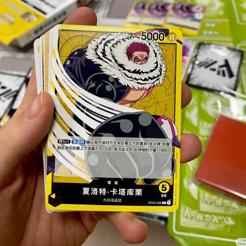 متوفر في المخزون بانداي الأصلي أنيمي صندوق معزز قطعة واحدة OP13 EB03 PRB02 الصحوة العصر الجديد Tcg جمع بطاقة لعب اطفال هدية