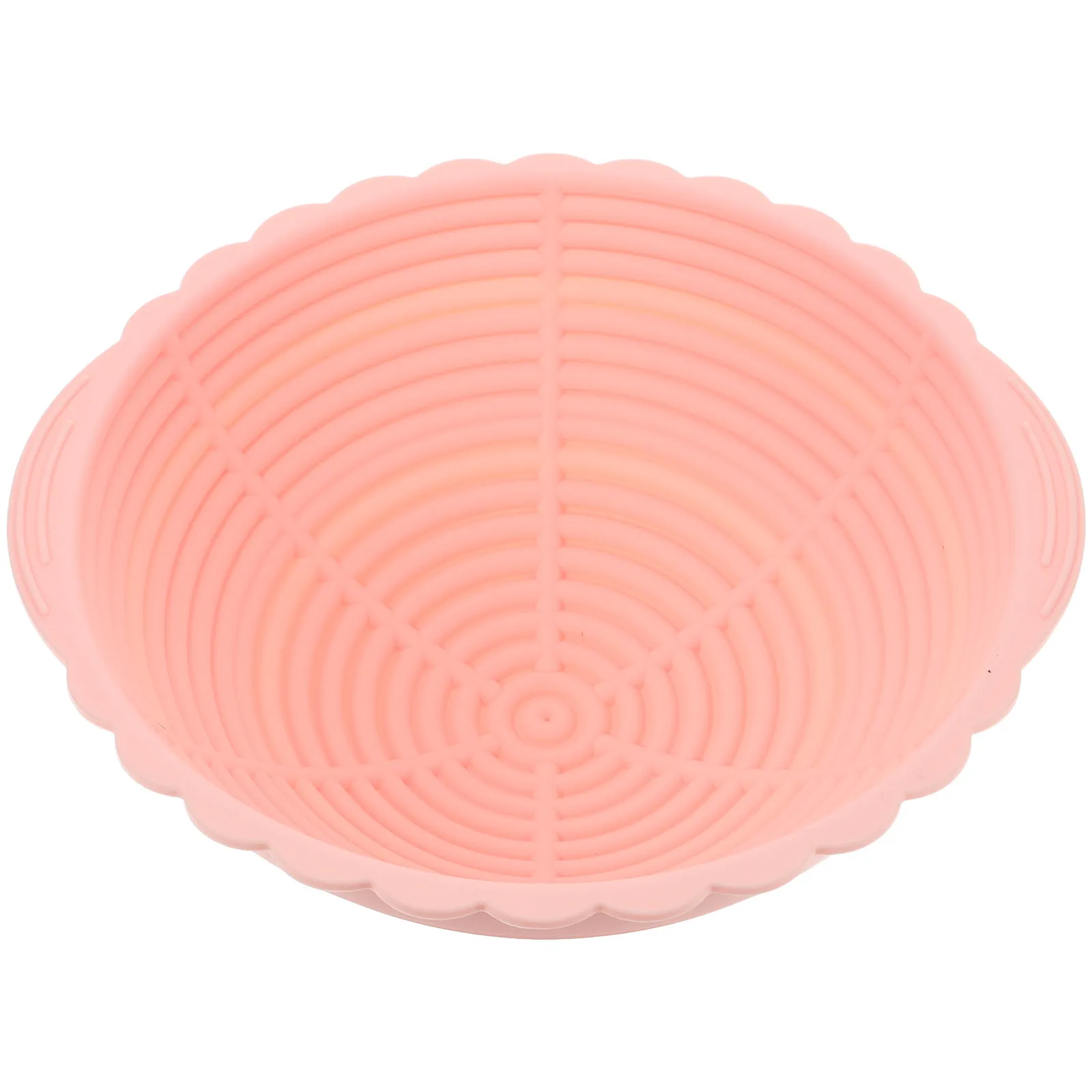 Foldable Large Capacity Silicone Banneton Basket Pink Round Bread Proofing Basket Sourdough Baking Supply Bread Baking Kit - view 5