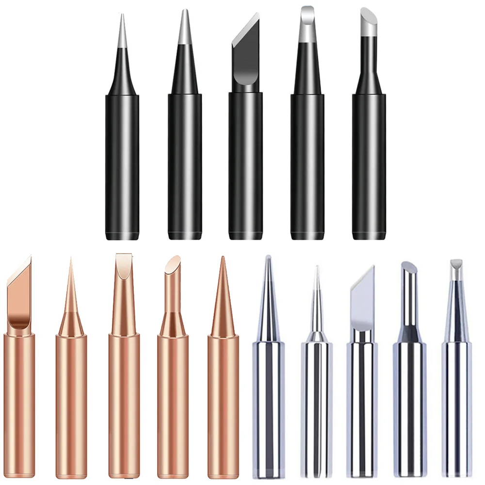 STONEGO Soldering Tip Set - 5PCS/10PCS DIY Electric Iron Replacement Tips for Soldering Repairs, Ensuring Precision, Durability