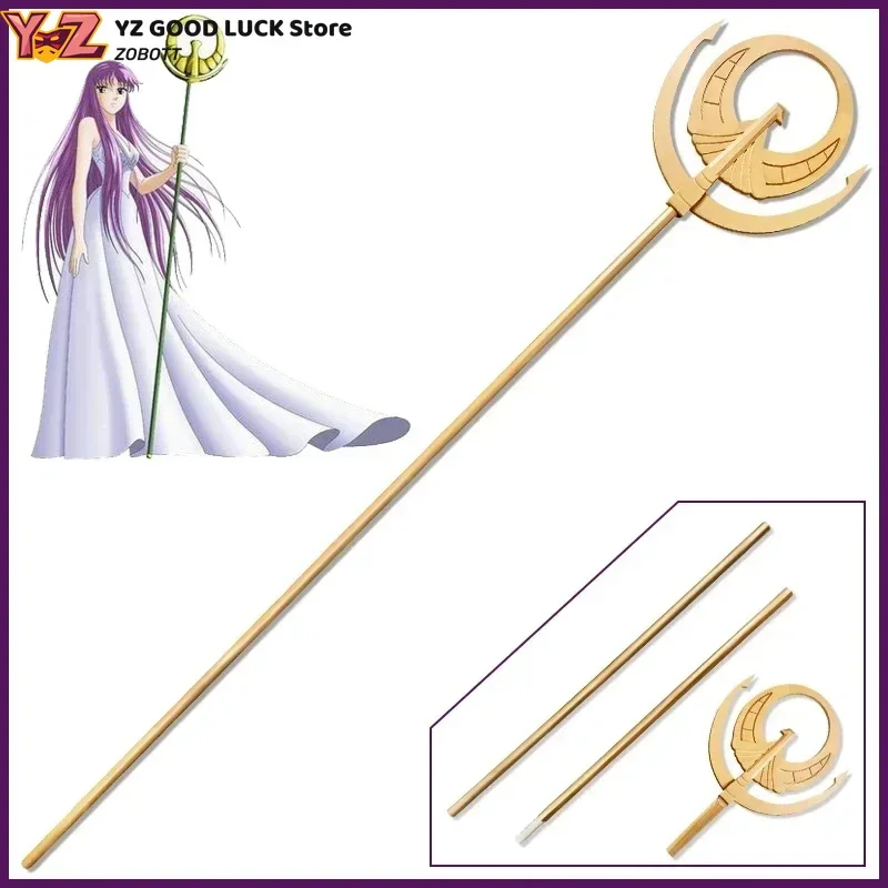 

Anime Saint Seiya Omega Athena Staff Cosplay Props Weapon Halloween Carnival Fancy Party Cosplay Props Toys Birthday Gifts 180cm