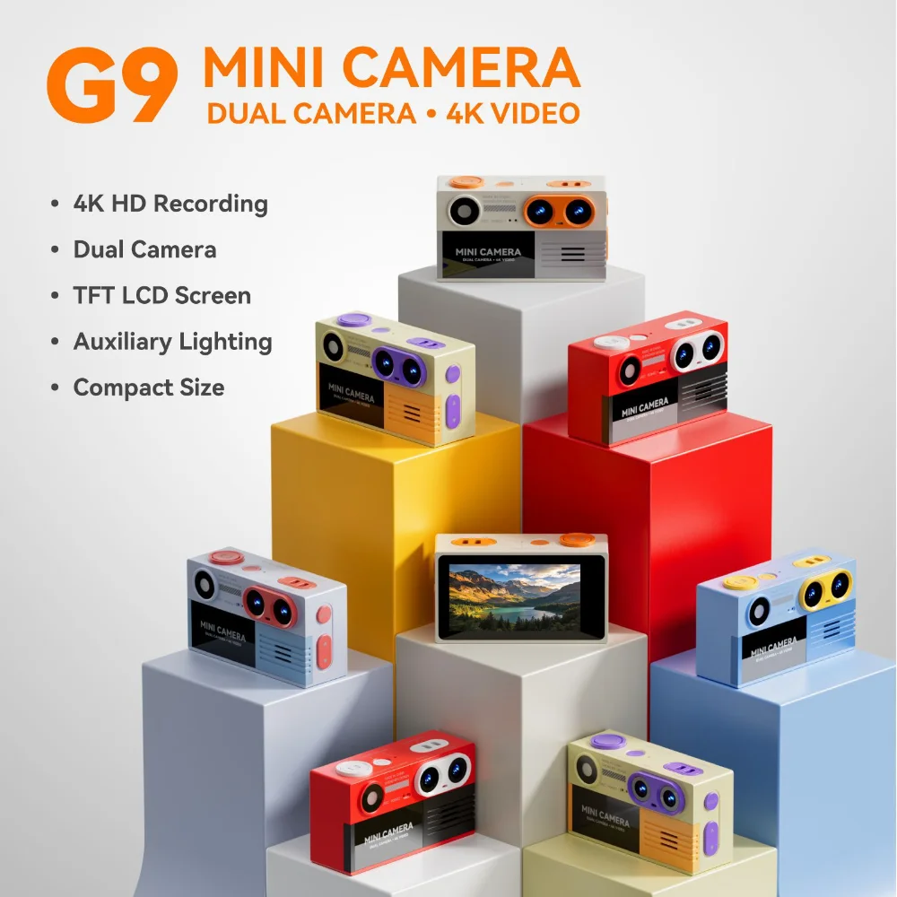 

Cross-border Mini Camera G9 4k High-definition Screen Keychain Portable Camera Student Travel Shooting Vlog Artifact